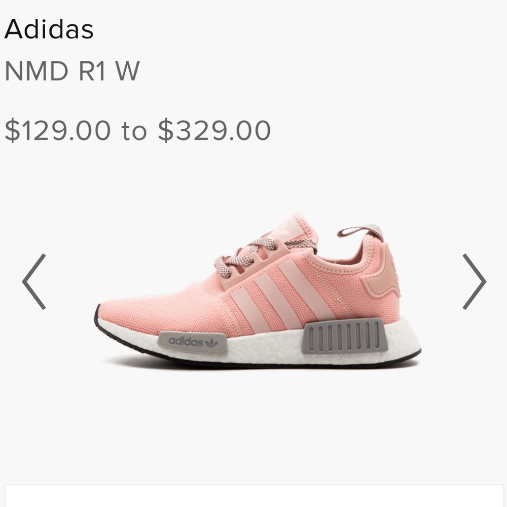 Pink & Gray Adidas NMD’s